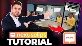 Nexus Clips Tutorial in Italiano: Trasforma Video Lunghi in Video Brevi con 1 Click