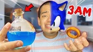 (SCARY) ORDERING SONIC.EXE POTION FROM THE DARK WEB AT 3AM!! *TURNED INTO SONIC*