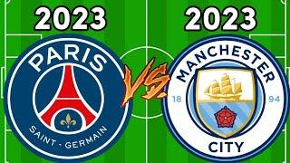 2023 PSG  2023 Manchester City