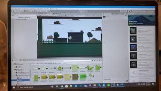 Background change Platform Microgame Unity