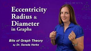 Graph Theory: 51. Eccentricity, Radius & Diameter