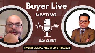 Buyer Interview For Facebook marketing || Live Buyer Interview || Fiverr Outsourcing Institute