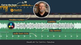 Musik auf den Beat schneiden mit BeatEdit | DaVinci Resolve 18 Tutorial