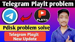 Telegram Playlt Problem || Telegram Pdisk Link Not Working || #telegram