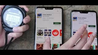 5G vs 4G - PUBG - Download speed test ( 5G vs 4gG -phones comparison )