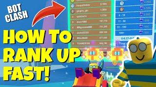 How to RANK UP FAST in BOT CLASH - Tips and Tricks