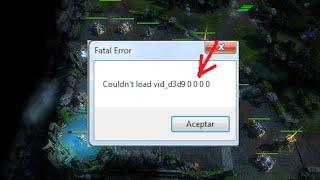 HoN Fatal Error _load vid_d3d9