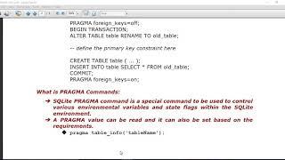 Sqlite Database : Primary Key