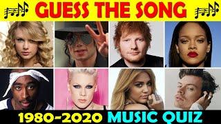 Guess the Song | One Song Each Year 1980-2020 (MUSIC QUIZ) 