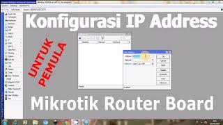 Konfigurasi IP Address Mikrotik Router Board