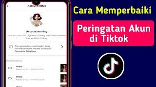 Cara Memperbaiki Masalah Peringatan Akun Di Tiktok | Cara Menghapus Peringatan Tiktok [2022]