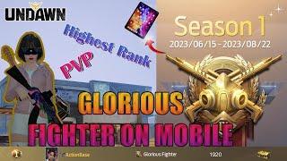 Undawn PVP - Glorious Fighter on Mobile (Training Match)