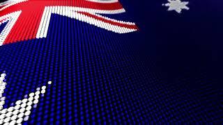 Motion Particle Flag Loop Australia Free Motion Graphics & Backgrounds Download Clips australia