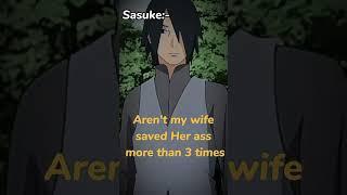 Sasuke is Savage  Hinata and Sasuke #savage #naruto #sakura #sasuke