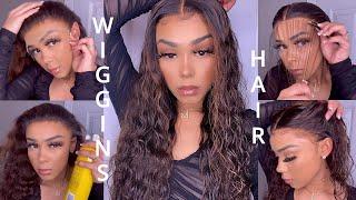 "Soft" Baby Hair DIY | Loose Deep Wave Wig | Wiggins Hair