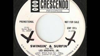 LES BROWN JR Swingin and Surfin mw Drums Safari GNP CRESCENDO