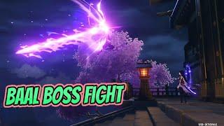 Genshin Impact - Baal Final Boss Fight - Archon Quest Chapter 2 Act 3