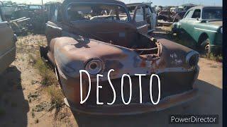 1948 DeSoto or what's left Desert Valley auto parts casa grande Arizona