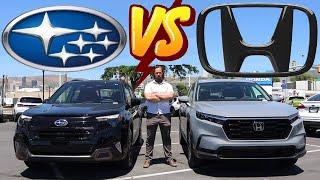 2025 Honda CR-V vs 2025 Subaru Forester: Is Honda or Subaru Best?