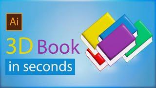 How to create an 3D Book adobe illustrator