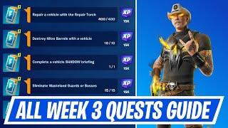 Fortnite Complete Week 3 Quests - How to EASILY Complete Week 2 Challenges in Chapter 5 Season 3