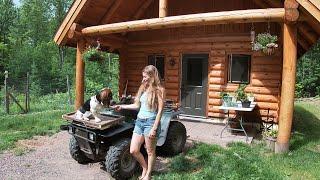 Daily Life in the North | OFF GRID Log Cabin | OFF GRID Pros/Cons