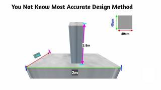 How to Design Single Column Footing?|isolated footing desing by Excel ACI-318