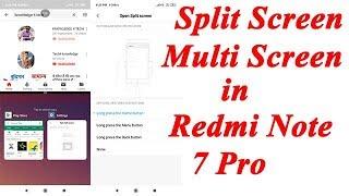 Split Screen in Redmi Note 7 Pro | MultiScreen open in Note 7 Pro |Mi phones