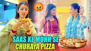 Neetu Bhabhi Ne Saas Ke Muhh Se Churaya Pizza 