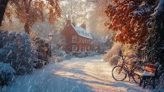 Snowy Serenity: Tranquil Winter Sounds, Falling Snow & Cozy Ambience for Deep Relaxation & Sleep