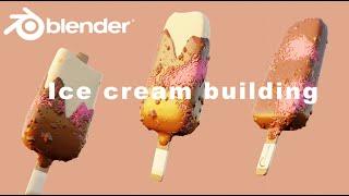 Procedural Ice Cream Building in Blender