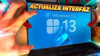 ASI ES! Nuevo Windows 13 RENOVADO / ACTUALIZA Interfaz MEJORADA!