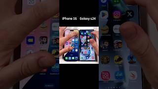 Comparison between the iPhone 16 Pro Max and the Samsung S24