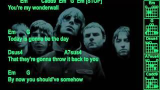 Oasis - Wonderwall - Original - Chords & Lyrics