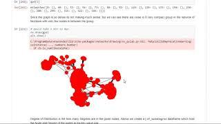 Network Analysis with Node Degree Distribution