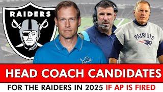 NFL Head Coach Candidates In 2025 For The Raiders If Las Vegas Fires Antonio Pierce