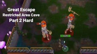 Great Escape : Restricted Area Cave Part 2 Hard | Granny House Multiplayer