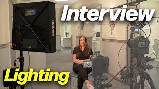 How to, Basic Interview Lighting | Amaran F22c - Pro Vlog 65