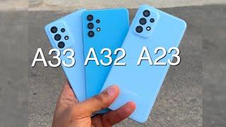 Samsung Galaxy A33 vs Samsung A23 vs Samsung A32 Camera Comparison