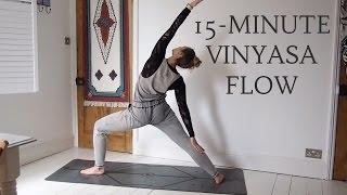 15 MINUTE VINYASA FLOW | All Levels Yoga | CAT MEFFAN