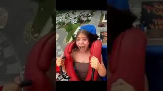 OMG!!! Slingshot Ride Girl Reaction. Wait for End! The secret is OUT! ... 15