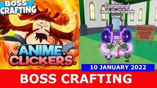 NEW UPDATE *HOW TO DO CRAFTING* [CRAFTING] Anime Clicker Simulator ROBLOX | January 10, 2022