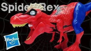 Crazy Spiderman Tyrannosaurus!!! Hasbro Spider-Rex Review!!!