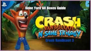 Crash Bandicoot 3 - Bone Yard All Boxes Guide