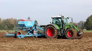 Fendt 930 plus Fendt 718 auf dem Acker.