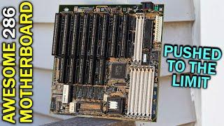 Let's overclock and improve this old 286 motherboard