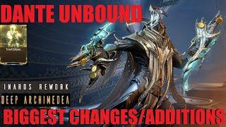 [WARFRAME] Top 10 Biggest Changes/Additions In The DANTE UNBOUND Update