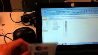 Barcode scanner entry to Excel database with timestamp