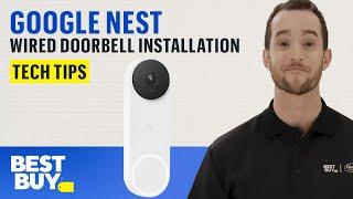 How to Install the Google Nest Wired Doorbell - Tech Tips from Best Buy