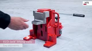 HTS ECO-Jack hydraulic toe jacks with adjustable claw